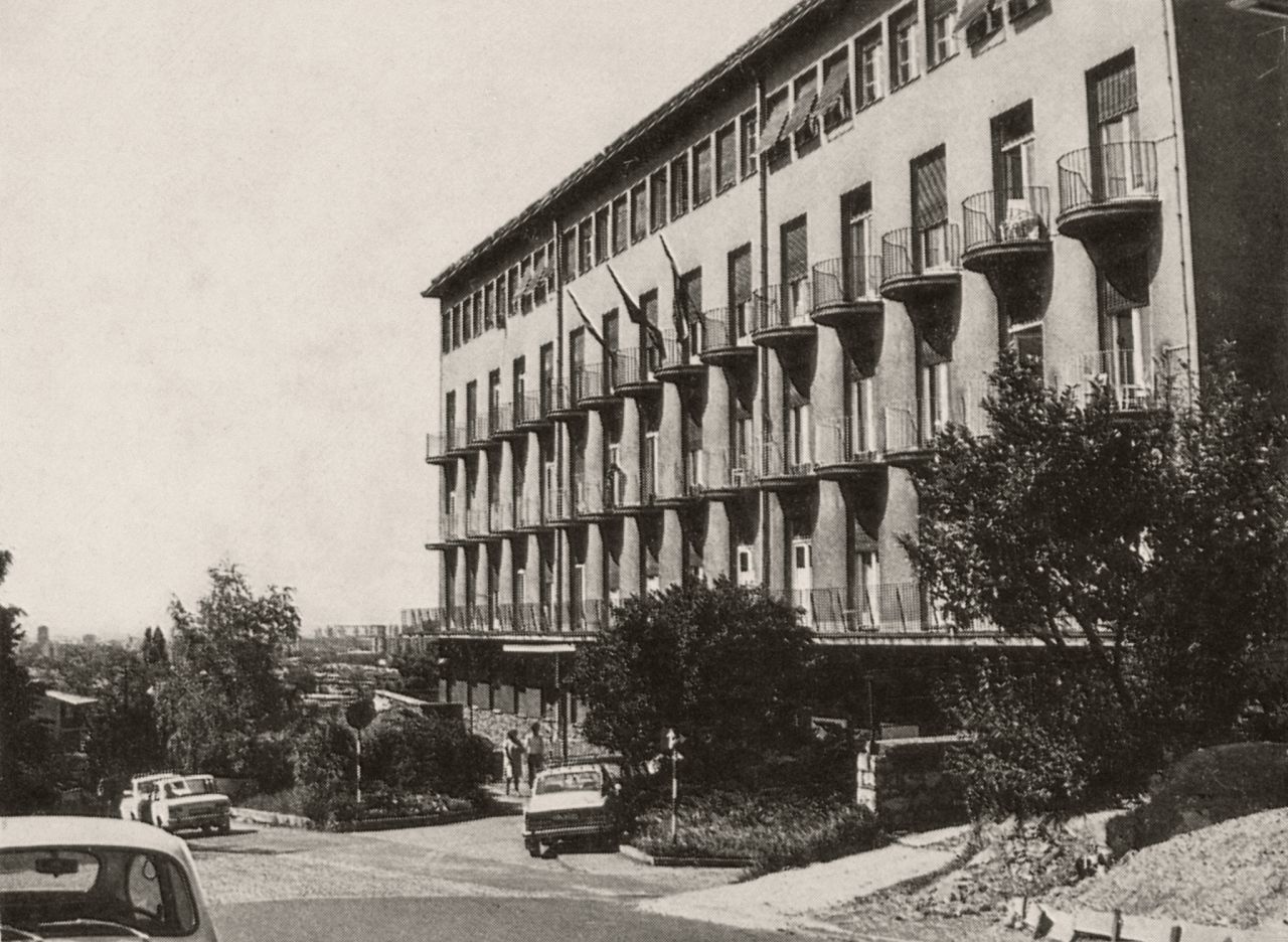 Bolnica dr. Ozren Novosel (današnja Klinička bolnica Merkur), Zajčeva ulica, oko 1978. godine